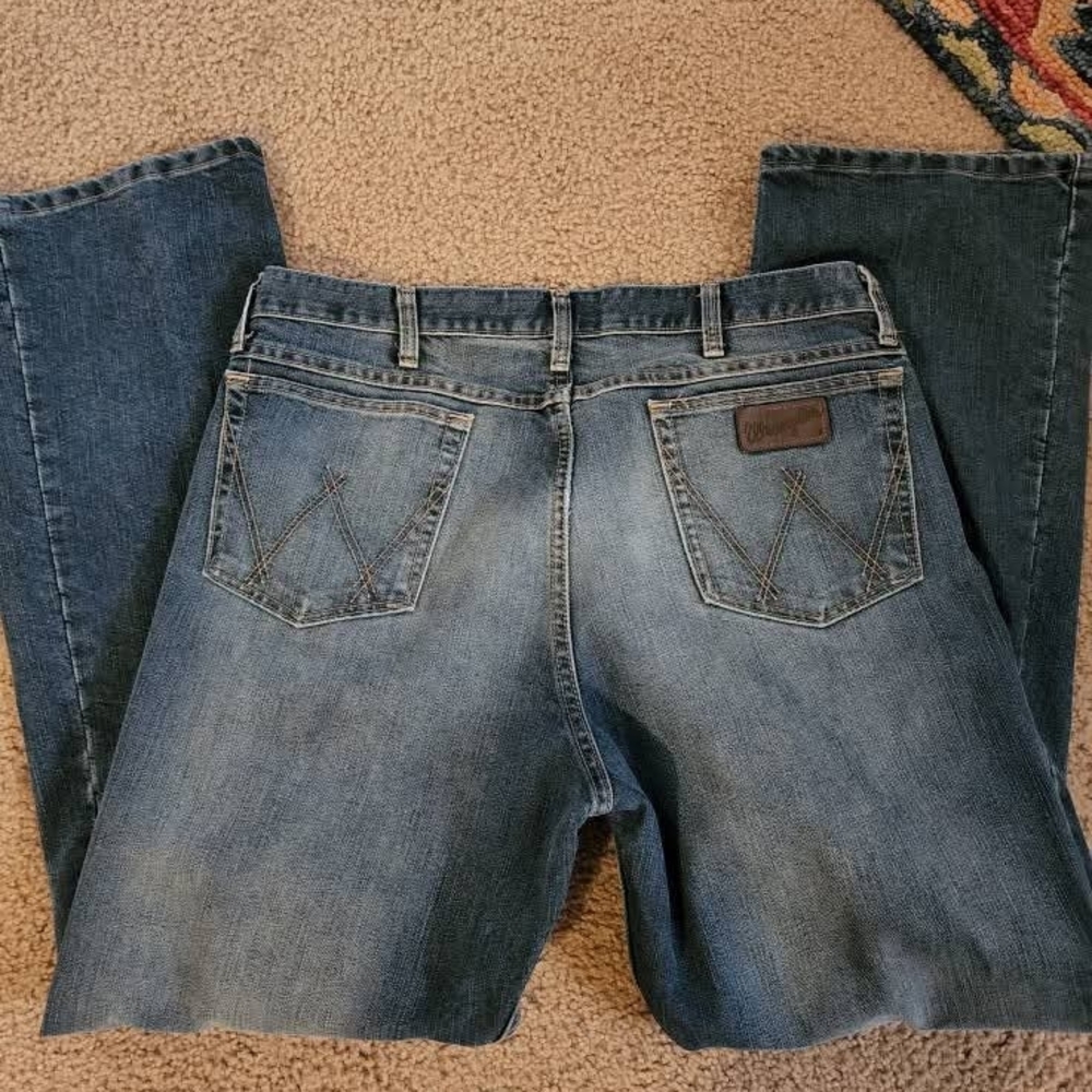 Wrangler Blue Bootcut Jeans